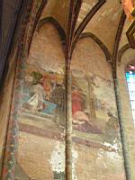 France, Aude, Carcassonne, Eglise St-Vincent, Peinture murale (2)